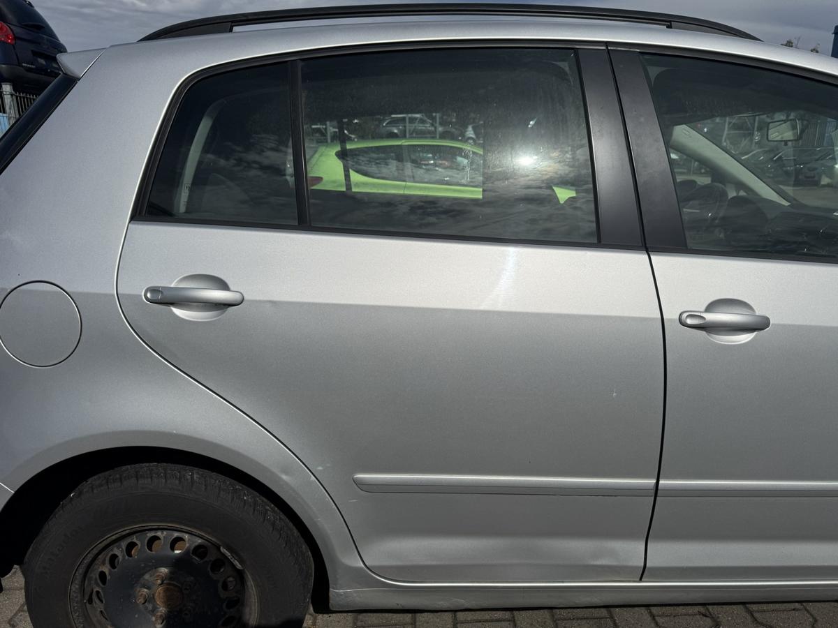 VW Golf Plus 2 original T&uuml;r hinten rechts LA7W Reflexsilber Rohbau Bj.2009
